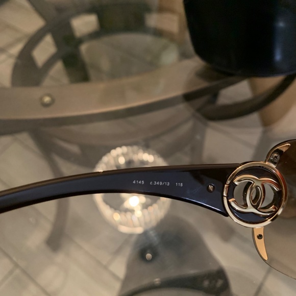Authentic Chanel 4145 Brown Sunglasses main image 5